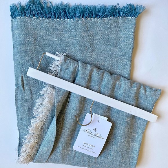 Brooks Brothers | Bedding | Brooks Brothers 0 Linen Throw Linen Throw 50x60  In Nwt | Poshmark